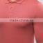Cheap New Design Custom Long Sleeve Two Button Placket Red Men's Cotton Spandex 200gsm Casual Skinny Body Slim Fit Polo Shirt