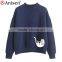 oem factory 100 polyester ladies sweatshirts