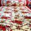 Flower printed design Flannel FLeece Blanket