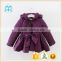 CUSTOMIZED Western Girls Wear FOR WinterJacket Kids Purple Coat AutumnWinter Fashion Girls NewEST Designs Coat