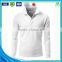 60% cotton 40% polyester plain long sleeve polo shirts customized logo