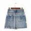 Runwaylover 131 Ladies 2017 Fashion High Waist Embroidery Denim Skirt