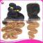 Sy Hair Brazilian 1B/27 Ombre Blonde Hair Bundles With Lace Closure