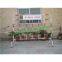 Security mesh fences with barriers