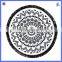 Premium XL Round Beach Towel with Tassels