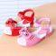 B21376A Girl Summer Sandals Cute Bowknot Slip Sandals