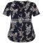 Wholesale apparel comfortable plain dyed lady sheer blouse