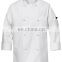 Hot sell autumn black chef jacket /chef coat uniform with round buttons