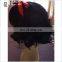 Snow White Princess Black Short Curly Cosplay Wigs With Red Bow HPC-0051