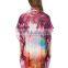 New printing design silk lady kaftan dress