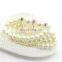 New Design 4 Rows Wedding Jewelry Bracelet Diamond Imitation Pearl Bridal Bracelet