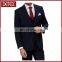 Navy Blue 3 Piece Coat Pant Man Business Fashion Suit