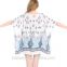 wholesale new girls cotton t-shirt beach wear kimono summer blouse latest fashion tops design