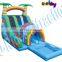 palm tree inflatable water slide