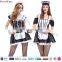 china direct sell cosplay hot sexy french maid costume