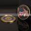 custom high quality US logo antique gold challenge coin