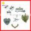 Various shapes and designs metal custom charm pendants