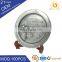 Custom Decoration engraved carving zinc alloy antique bronze 3d round metal award commemorative souvenir plate