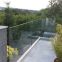 deck frameless glass railing with aluminum profile