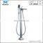 European Style Floor Standing Bath Faucet Tall Tub Faucet With Hand Shower