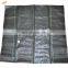 Used PP weed control mat ground cover, silt fence black woven fabric mat