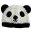 handmade crochet kid's funny hats of panda design