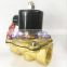 2 way 2w series Air gas water copper valve 2W350-35 1-1/4 2W400-40 1 1/2 inch Brass solenoid valve Normally close full brass