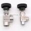 Needle valve Free Shipping Adjustable Needle Valve 1/8'' 1/4'' 3/8" 1/2'' Right Angle Female Thread BSP SS304 For Water Gas Oil