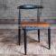 Marine vintage restaurant iron art soft cushion leisure chair office cafe milk tea shop chair
