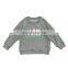 6956/High quality kids cotton plain korea fashion sweatshirt cartoon bear print cute loose girls top