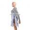 New Personality Elegant Fashion Tops Women O Neck Patchwork Long Sleeve Hoodie Casual Ruffles Loose Empire Waist Sweatshirt