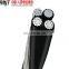 aluminium 11kv aerial bunched electric cable three phase