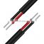 pv electrical cable wire 2x4mm pv1f solar cable