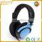 Good quality cool colors fashion headphone with custom design printing