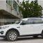 Chrome door visor side window deflector shade sun rain shield silver strips guard for Land Rover Discovery