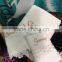 Embroidered towel wholesale cute design pure cotton yarn dyed small square jacquard face towel