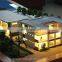 1:100 Scale building model maker,miniature architecture villa model with light