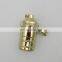 Electroplate Brass Vintage Industrial E27 Socket Single Lamp Holder with Switch