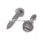 stainless steel 304 M1.2*3 flat head small machine screw