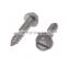 m6x16 sheet metal galvanized serrated flange head screw