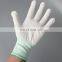 Factory Price White Fingertip Coated PU Safety Gloves Top Fit Gloves