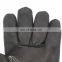 Anti Cut Lining Leather Driver Safety Gloves Black