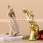 Nordic hand in hand with rose ornaments, creative wedding gifts, modern minimalist home crafts