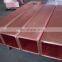 rectangular copper pipe, square copper tube TP2 material