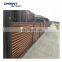 Slat  privacy fencing successfully completes fencing and gates project