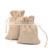 Hot Sale Logo Custom Cosmetic Ingredient Camping Small Packaging Linen Bags Natural Pouches