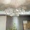 Modern Luxury Bubble Crystal Chandelier Creative Designer Ceiling Hanging Lamp For Bedroom Living Room Round LED Pendant Light