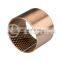 TCB900 Agriculture and Hoisting Machine Wrapped Bronze Bushing Composed of CuSn8P Copper Alloy with Oil Socket DIN1494 Standard