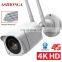 8MP Wireless 4G Security 4K HD IP Camera CCTV Night Vision Outdoor Home Surveillance Cam Two-way Audio IR Night Vision CamHipro
