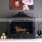 Modern Patio Small Luxury Freestanding Fireplace Door Flame Frame For Sale